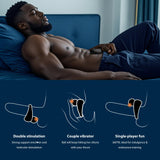 10 Vibration Modes Cock Ring for Couples with Flexible Bulb Clitoral Stimulator Sex Toy for Clitoris & Testicles Stimulation