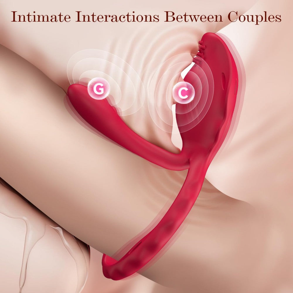 10 Vibration Modes Couples Sex Toys Nipple Clamps Vibrating Panties Vibrating Cock Ring