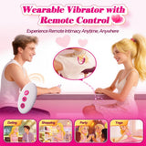 10 Vibration & Tapping Modes Quiet Vibrating Panties for G Spot Clit Nipple Stimulation Remote Control G Spot Vibrators