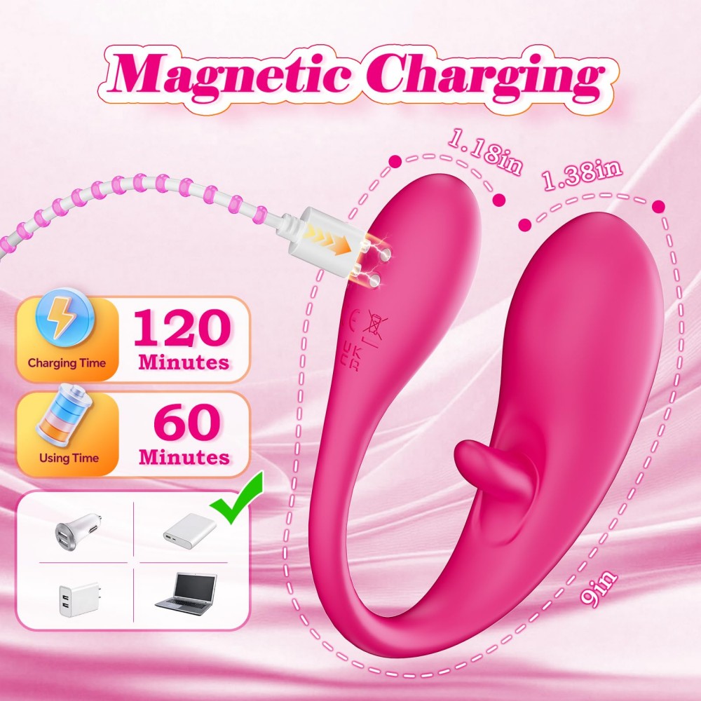 10 Vibration & Tapping Modes Quiet Vibrating Panties for G Spot Clit Nipple Stimulation Remote Control G Spot Vibrators