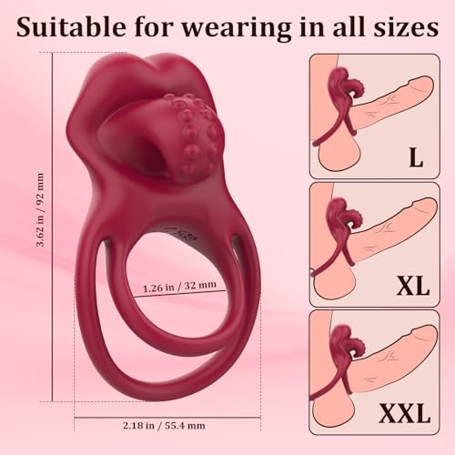 10 Vibrations Couples Sex Toys Vibrating Cock Ring Clitoral Vibrator, Pleasure Penis Ring Clitoral Stimulator