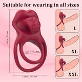 10 Vibrations Couples Sex Toys Vibrating Cock Ring Clitoral Vibrator, Pleasure Penis Ring Clitoral Stimulator
