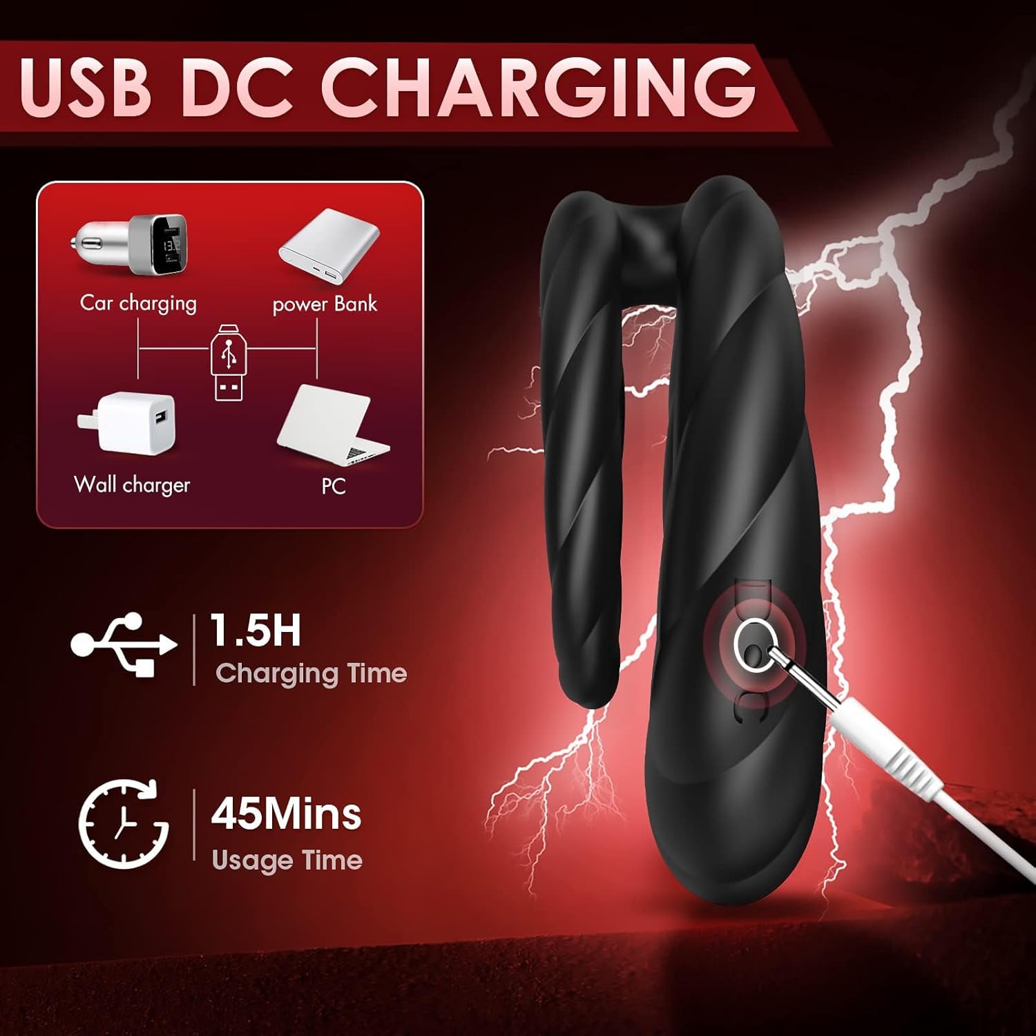 10 Vibrations Couples Sex Toys Vibrating Cock Ring Sex Toys for Men - Penis Ring Vibrator