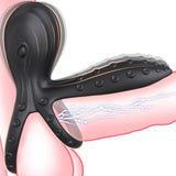 10 Vibrations Stamina & Girth Enhancement Octopus-Shaped Cockring Couple Sex Toy for Clitoral