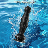 10 Wriggling & 10 Vibrating Anal Beads Remote Control Anal Dildo Butt Plug with Suction Cup
