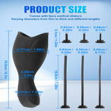10 Vibration Modes Male Stroker with 3 Urethral Plugs Penis Trainer Vibrators Adult Toys