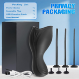 10 Vibration Modes Male Stroker with 3 Urethral Plugs Penis Trainer Vibrators Adult Toys