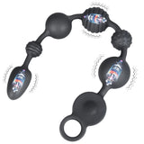 10 Vibration Modes Silicone Anal Vibrator with 3 Powerful Motors for Men Vibrating Anal Beads
