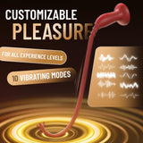11.4" Vibrating Penis Plug Urethral Sounds Sex Toy for Men Penis Vibrator Male Chastity with 10 Vibration Urethral Plug