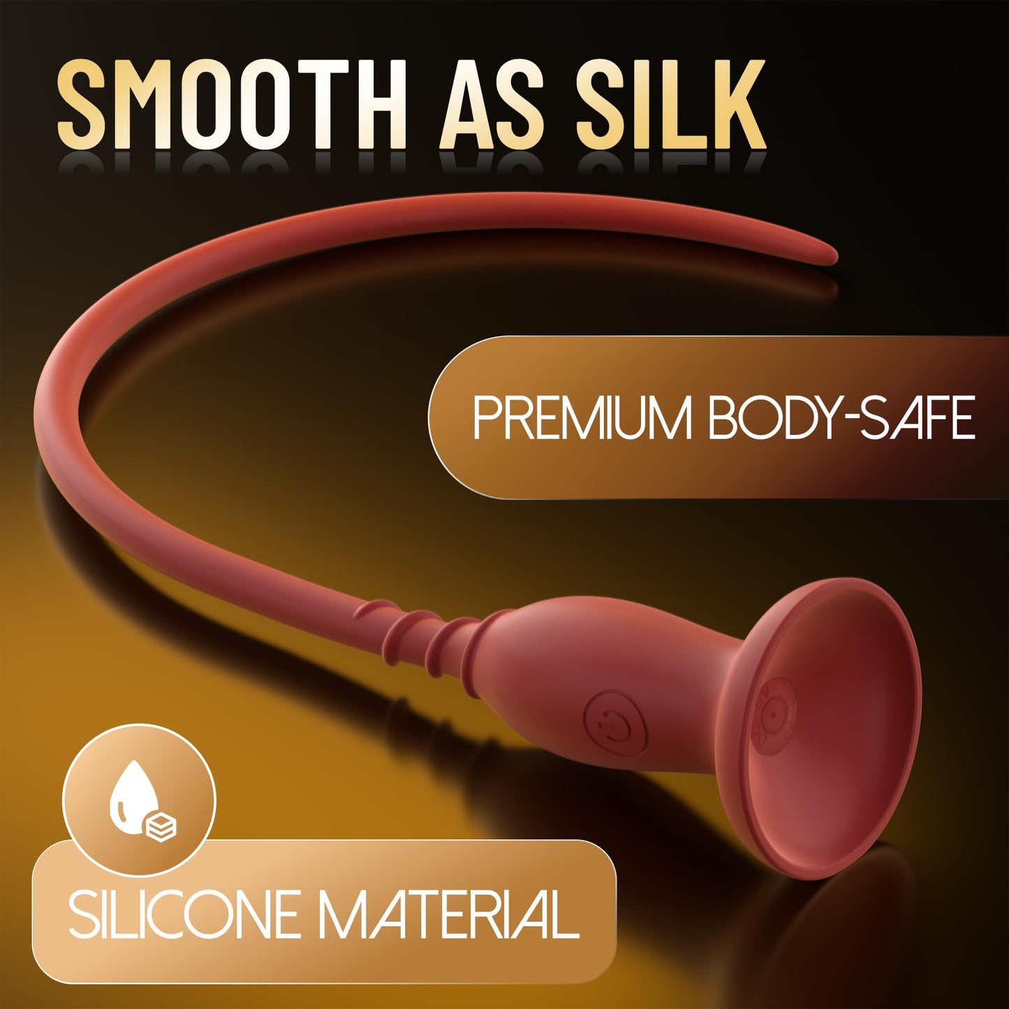 11.4" Vibrating Penis Plug Urethral Sounds Sex Toy for Men Penis Vibrator Male Chastity with 10 Vibration Urethral Plug