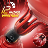 12 Vibrations 360° Fully Wrapped Octopus Tentacles LED Display Male Masturbator