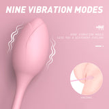 Rose Vibrator G+C Rose Sexspielzeug Oral Stimulieren Massagegerät für Frauen 