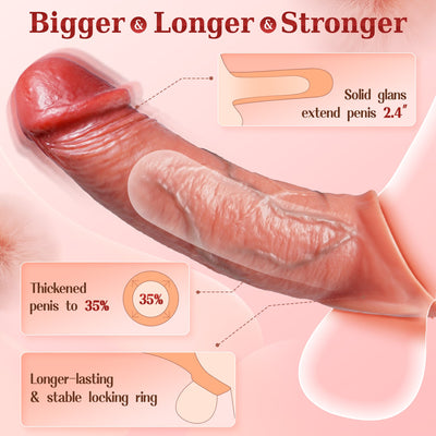 App Control Vibrating Penis Extender with Cock Ring Realistic Penis Sl propinkup App Control Vibrating Penis Extender with Cock Ring Realistic Penis Sl propinkup