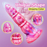 Unique Starry Monster Dildo 8 Inch for Female G-Spot Stimulation