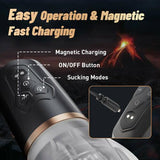 Upgraded Tornado 5 Sucking & 10 Vibrating Transparent Dual Motor Male Masturbation Cup