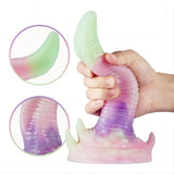 Monster Tentacle Silicone Rainbow Dildo with Suction Cup