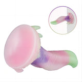 Monster Tentacle Silicone Rainbow Dildo with Suction Cup