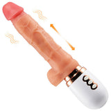 Propinkup Heating 10 Vibrating 3 Thrusting Realistic Dildo 10.62in with Remote Controller and Suction Cup