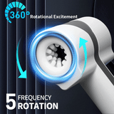 Raiden-Automatic 5 Telescopic Rotation 7 Vibrations Handheld Male Masturbation Cup