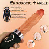 Riley 7 Wriggling 9 Vibrations-Heizdildo-Vibrator 9,65 Zoll 