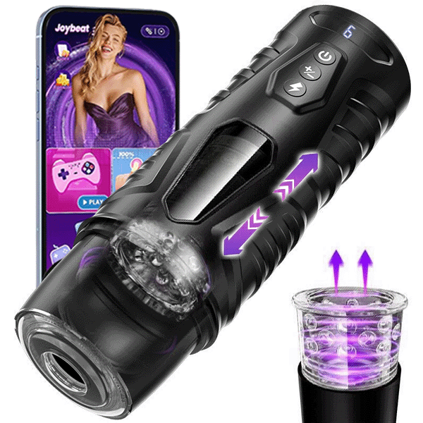 Cedric-7 APP Control Thrusting & Rotating Modes Strong Suction Penis Stimulation Male Masturbator Cup