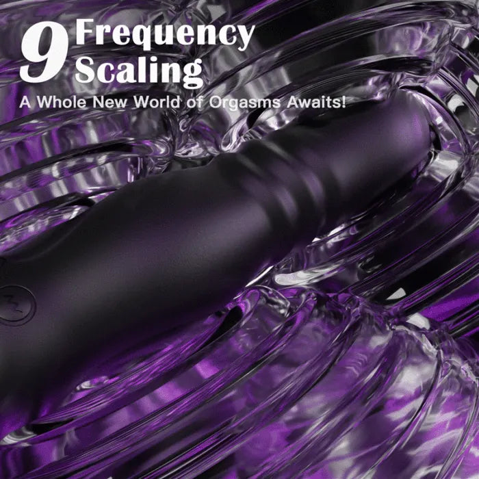 2 IN 1 Octopus Massager 9 Vibration and 3 Thrusting Modes Dual-Ended Penis Vibrator Sex Toy for Singles & Couples