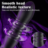 2 IN 1 Octopus Massager 9 Vibration and 3 Thrusting Modes Dual-Ended Penis Vibrator Sex Toy for Singles & Couples