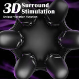 2 IN 1 Octopus Massager 9 Vibration and 3 Thrusting Modes Dual-Ended Penis Vibrator Sex Toy for Singles & Couples