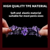 2 Pcs Penis Sleeve Girth Enhancer Sleeve With Large Particles for Men Erection Penis Enlarger,Cock Rings for Men