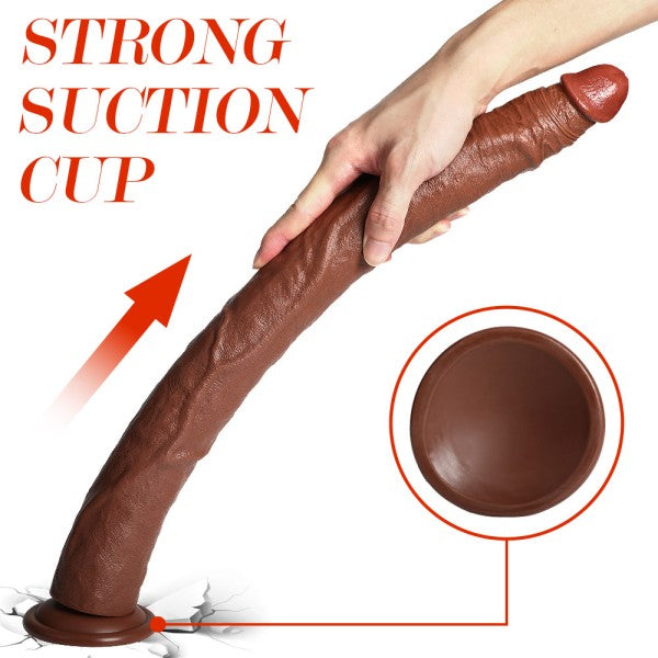Baron Thick Realistic Dildo 20" Long Anal Dildos with Suchtion Cup Butt Plug for Anal Training 【US Stock Available Only】