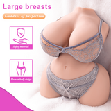 Medium Size Delilah Realistic Sex Doll 3D Double Chanel Male Masturbator