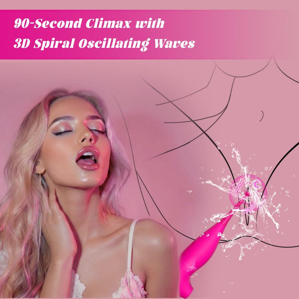 2 in 1 Clit Sucker High Frequency Clitoris G Spot Bullet Wand Vibrator APP Remote Control Sucking Vibrator