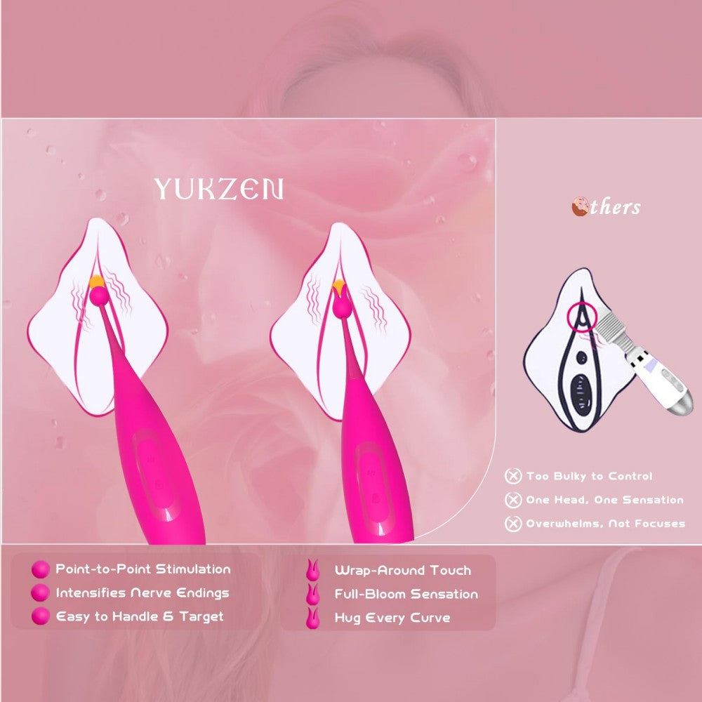 2 in 1 Clit Sucker High Frequency Clitoris G Spot Bullet Wand Vibrator APP Remote Control Sucking Vibrator