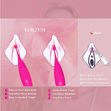 2 in 1 Clit Sucker High Frequency Clitoris G Spot Bullet Wand Vibrator APP Remote Control Sucking Vibrator