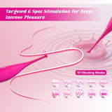 2 in 1 Clit Sucker High Frequency Clitoris G Spot Bullet Wand Vibrator APP Remote Control Sucking Vibrator