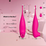2 in 1 Clit Sucker High Frequency Clitoris G Spot Bullet Wand Vibrator APP Remote Control Sucking Vibrator
