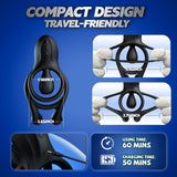 3-Motor Vibrating Cock Ring Sex Toys for Men & Women 10 Vibration Penis Ring with Perineum Clitoral Stimulator