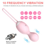 Dual Ben Wa Balls with 10 Vibration Modes Female Vibrators
