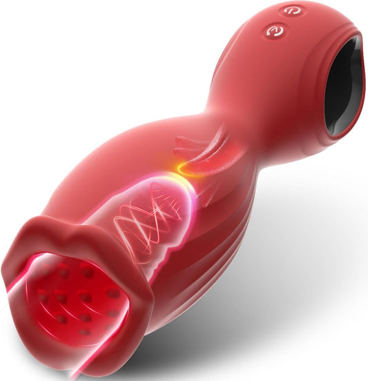 360° Rotation Male Masturbator 10 Vibrations Stimulation Stroker Penis Vibrator