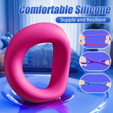 3 Colored 85kg Tension Silicone Cock Ring Set Couples Sex Toy with 3 Pcs Different Sizes Penis Ring for Erection Enhancing Long Lasting Stronger