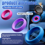 3 Colored 85kg Tension Silicone Cock Ring Set Couples Sex Toy with 3 Pcs Different Sizes Penis Ring for Erection Enhancing Long Lasting Stronger
