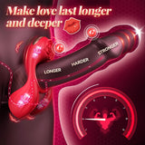 3 Motor & 7 Vibrations for Clitoral Testicle Dual Stimulation Penis Ring Couple Toy