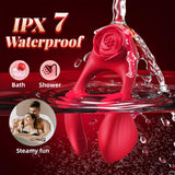 3 Motor & 7 Vibrations for Clitoral Testicle Dual Stimulation Penis Ring Couple Toy