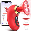3 Sucking 9 Tongue Licking & Vibrating Adult Toys LCD Display Removable Cup Clitoral G Spot Vibrators