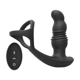 3 Thrusting 7 Vibrating Double-ring  Prostate Massager Anal Toys Remote Control