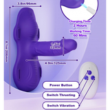 3 Thrusting & Vibrating Modes for Women G Spot Clit Stimulation Female Vibrator