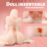 Propinkup Realistic Pocket Pussy Big Tits Gina Lifelike Masturbation Cup for Male