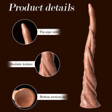 Long Monster Dildo 17.5" Tentacle Animal Dildos with Suction Cup Adult Anal Toy 【US Stock Available Only】