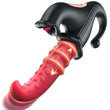 4-in-1 G-Spot 10 Sliding Ring Thrusting with Vibrating, Thrusting & Licking Modes Rabbit Vibrator