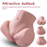 Muñeca sexual automática: Julie empujando el trasero realista con masturbador masculino con control remoto de doble canal 3D 